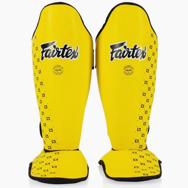 Chrániče holene a priehlavku - FAIRTEX - Competition - žlté