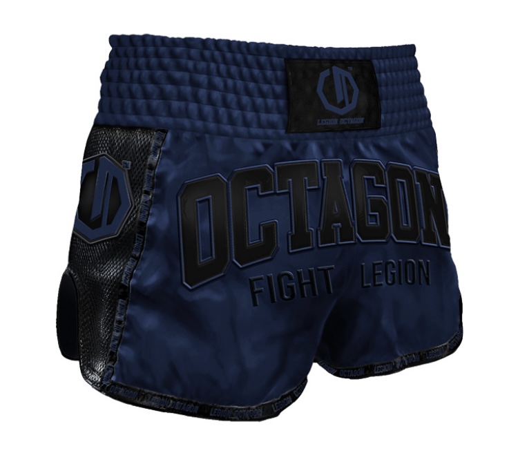 Muay Thai trenky - Octagon - Fight Legion - dark navy