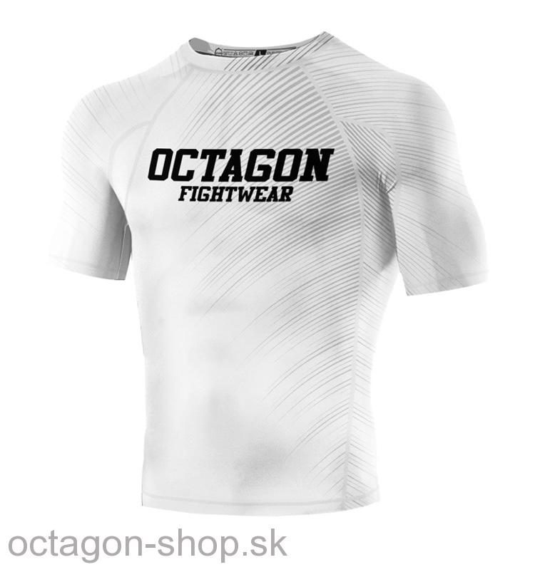 Rashguard - Octagon - Blast - biely