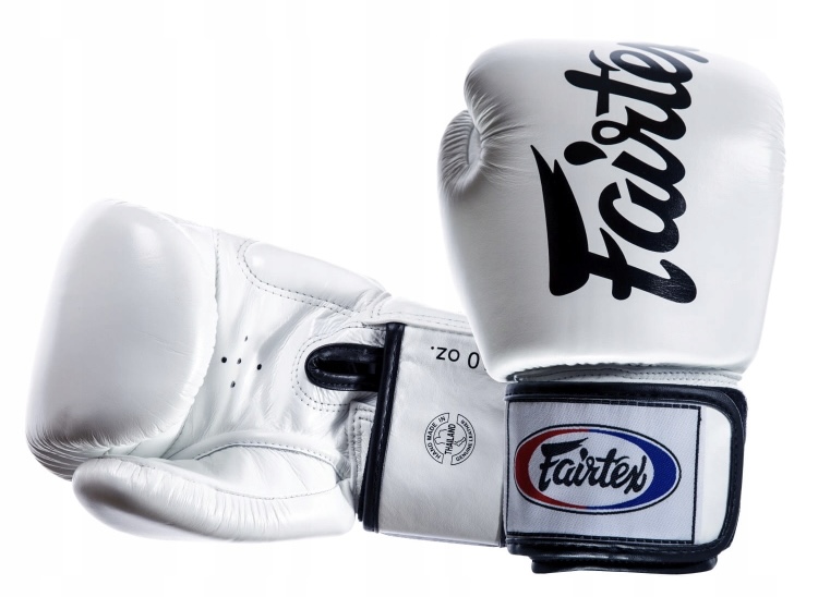Boxerské rukavice - FAIRTEX - BGV19 - Deluxe - biele