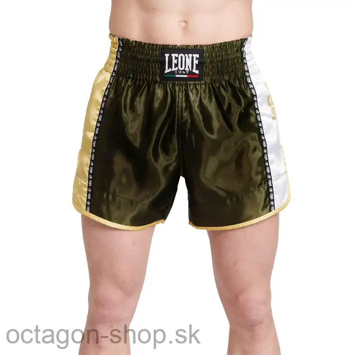 Muay Thai Trenky - LEONE - Kick and Thai - zelené