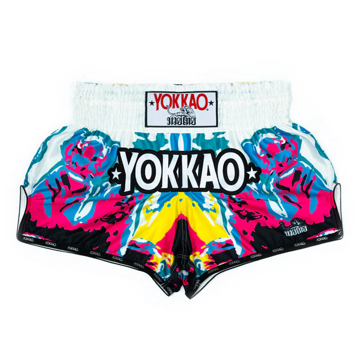 Muay Thai trenky - YOKKAO - Tiger Family - biele