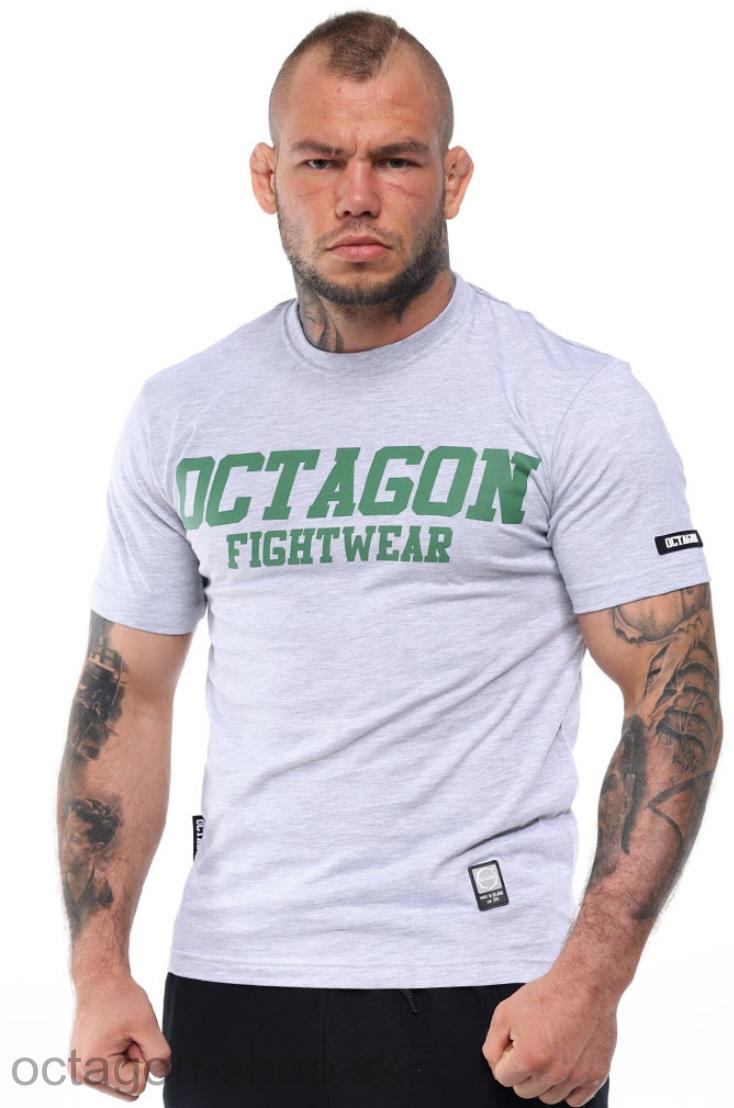 Tričko - Octagon - FW Straight - šedé