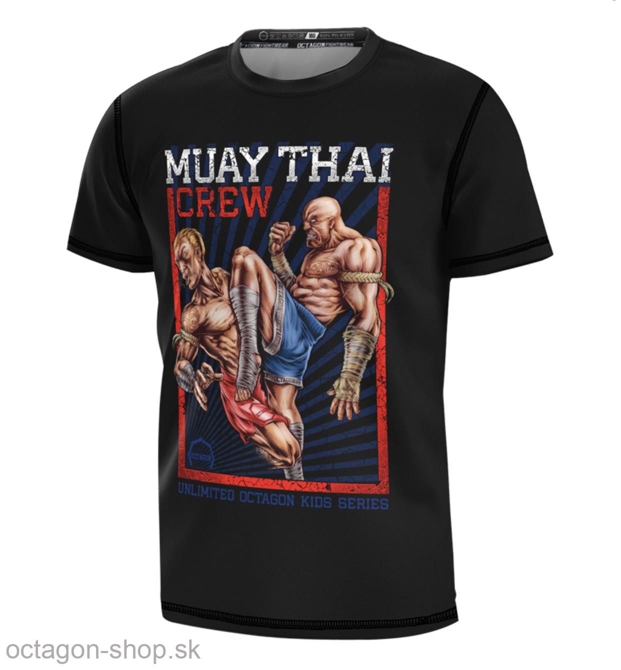 Detské športové tričko - Octagon - Muay Thai Crew