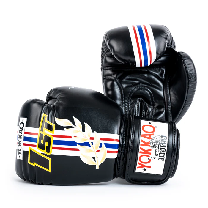 Boxerské rukavice - YOKKAO - First at the Race - čierne