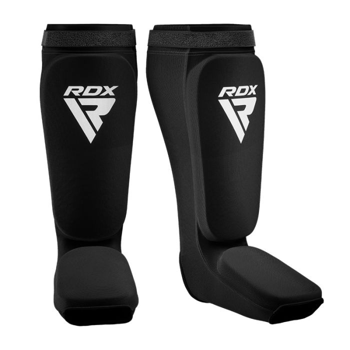 Chrániče holene a priehlavku - RDX - Instep Standard - čierne/biely nápis