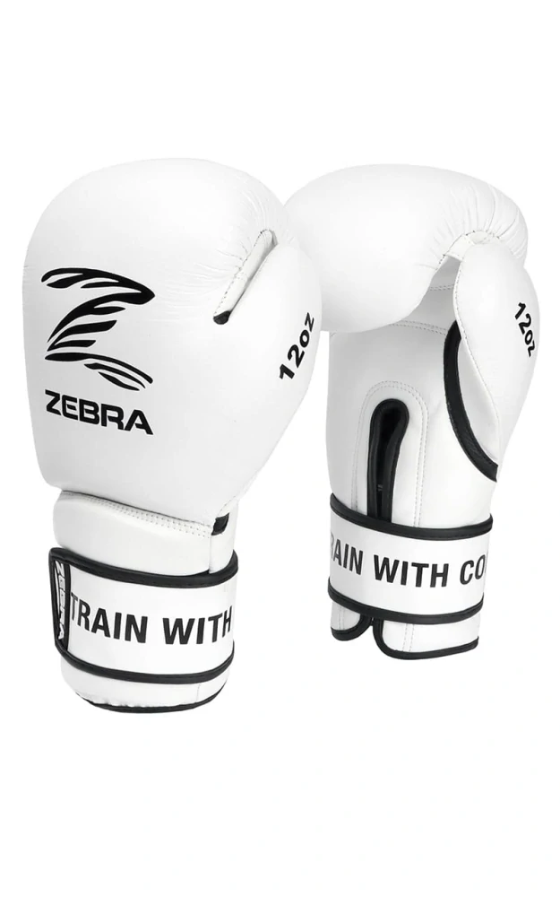 Boxerske rukavice - Zebra - Performance - biele