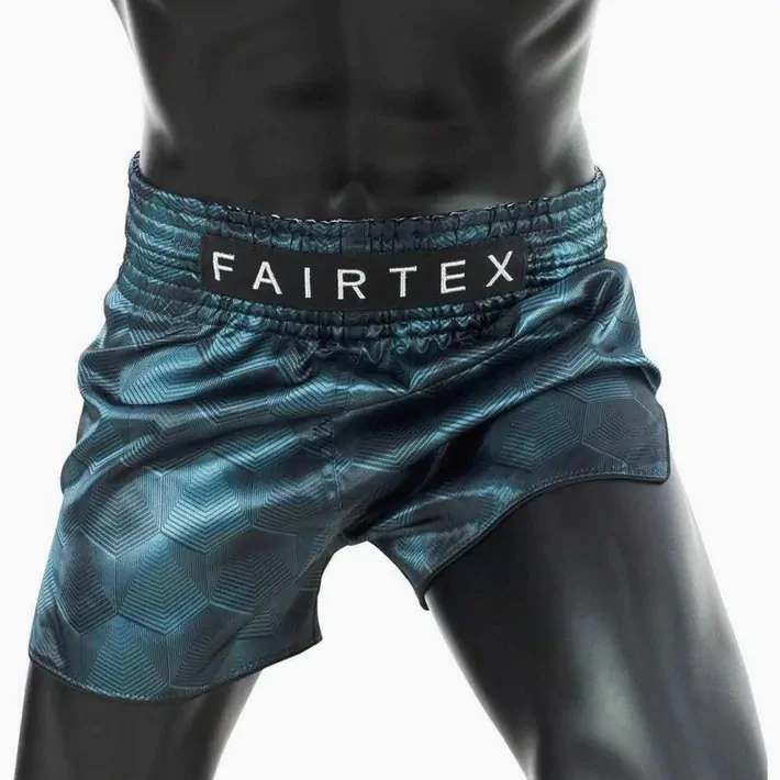 Muay Thai trenky - FAIRTEX - Stealth - modré