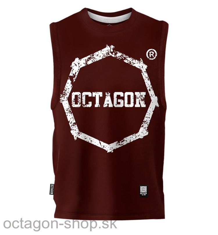 Tielko - Octagon - Logo Smash - bordové
