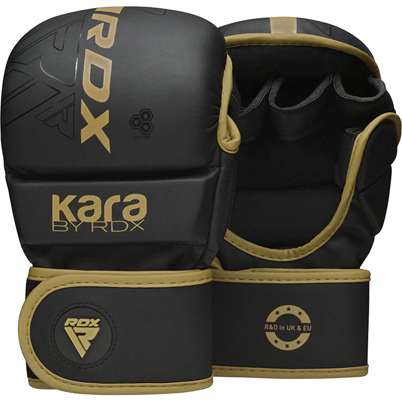 Sparingové MMA rukavice - RDX - Shooter - Kara - zlaté