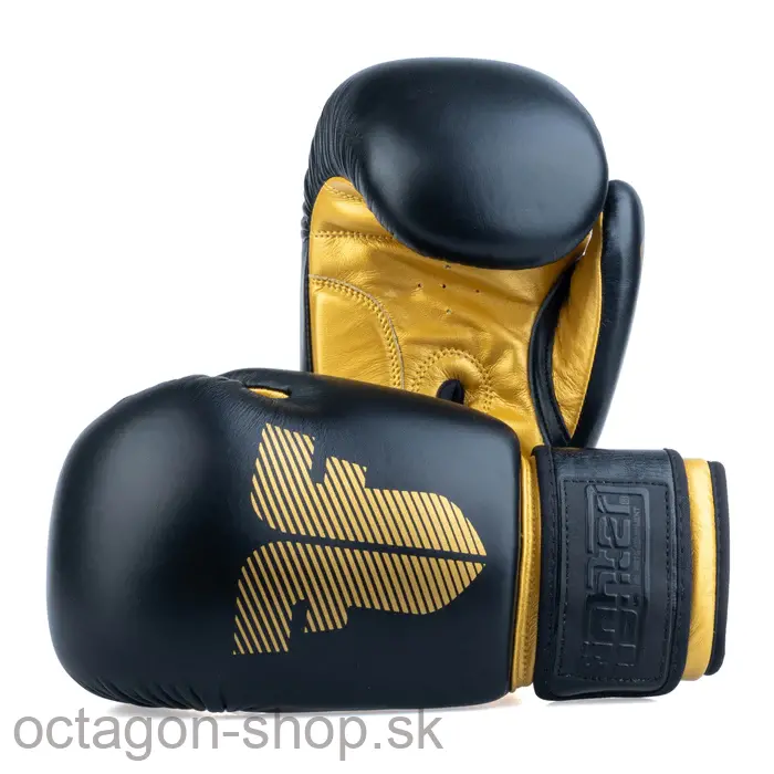 Boxerské rukavice - Fighter - Round - čierne