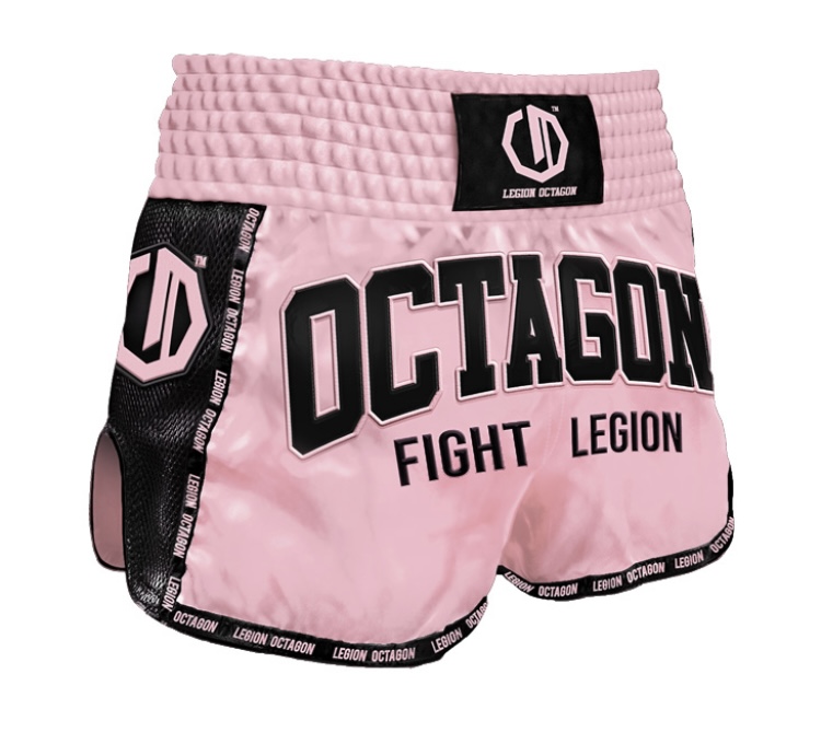 Muay Thai trenky - Octagon - Fight Legion - ružové