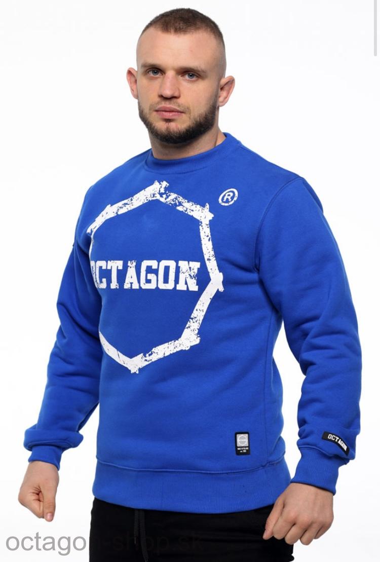 Mikina - Octagon - Logo Smash - Modrá