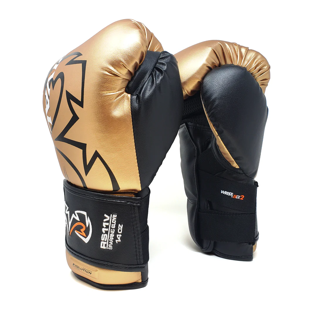 Boxerské rukavice - RIVAL - RS11V Evolution - zlaté