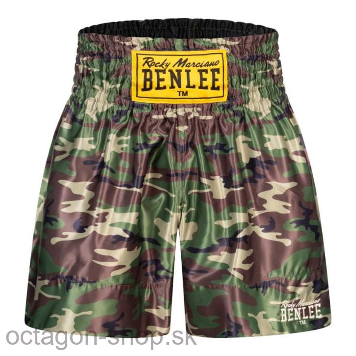 Muay Thai trenky - Benlee - Uni Thai - green camo