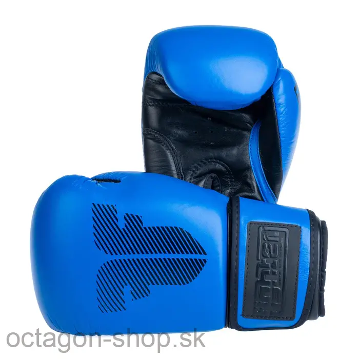 Boxerské rukavice - Fighter - Amateur - modré