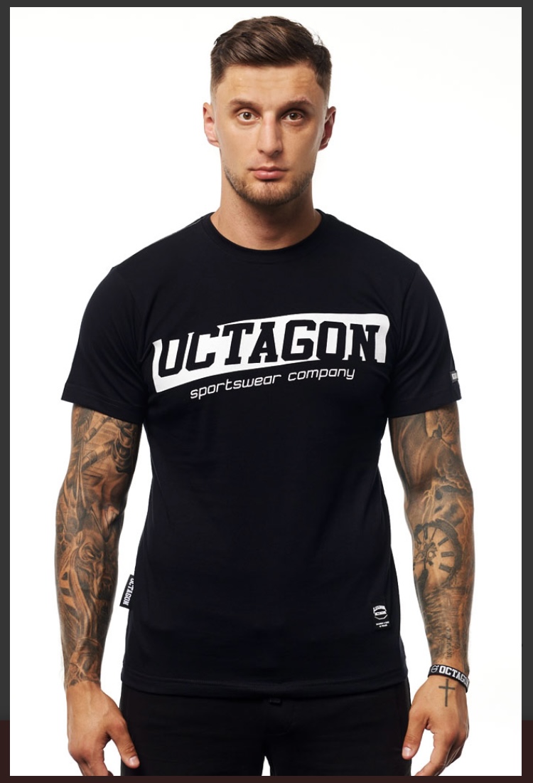 Tričko - Octagon - Sportswear Company - Čierne