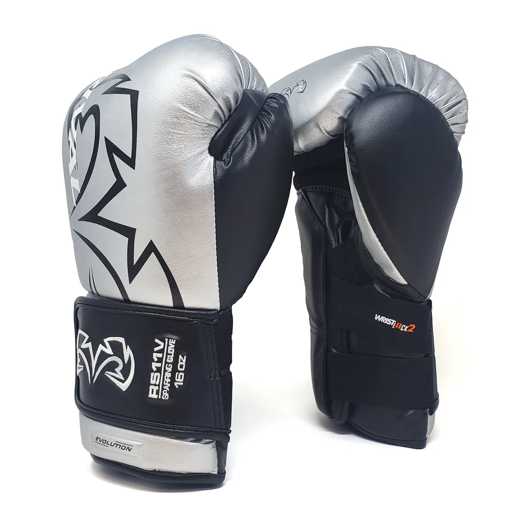 Boxerské rukavice - RIVAL - RS11V Evolution - strieborné