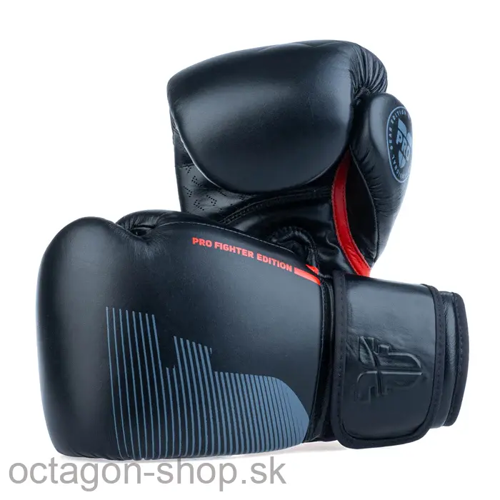 Boxerské rukavice - Fighter - PRO - čierne
