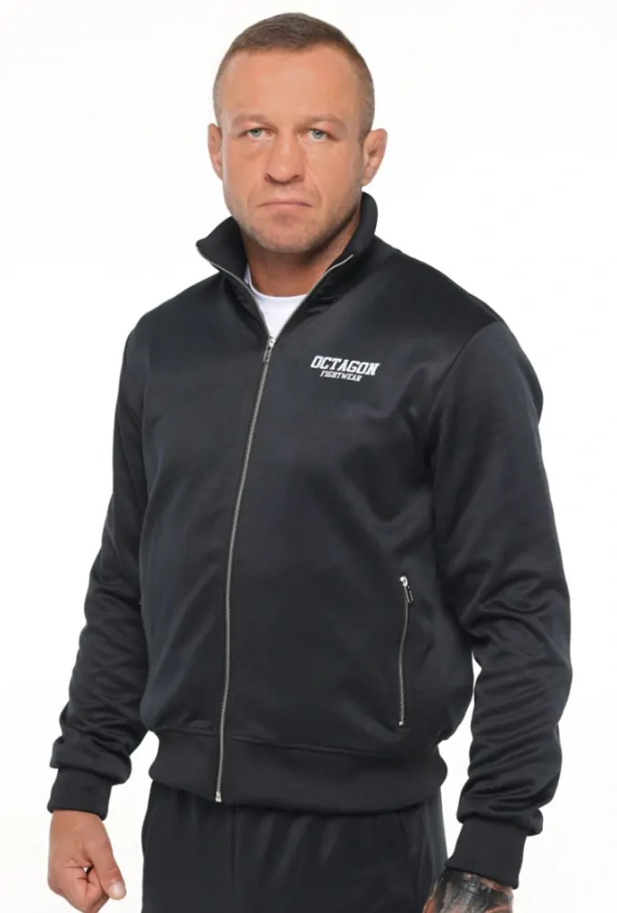 Mikina - Octagon - UTAH - zips - fight wear - čierna