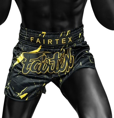 Muay Thai trenky - FAIRTEX - BS1947 - Black Marble