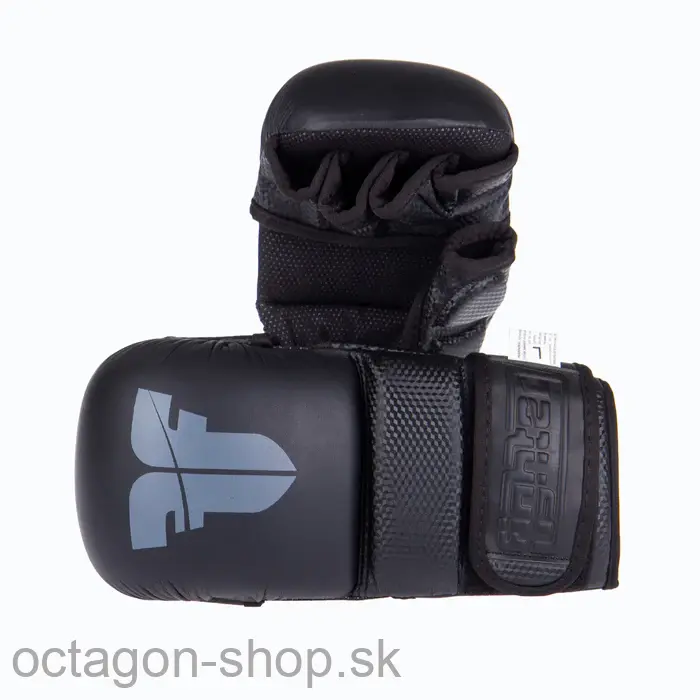 Sparingové MMA rukavice - Fighter - čierna/šedá