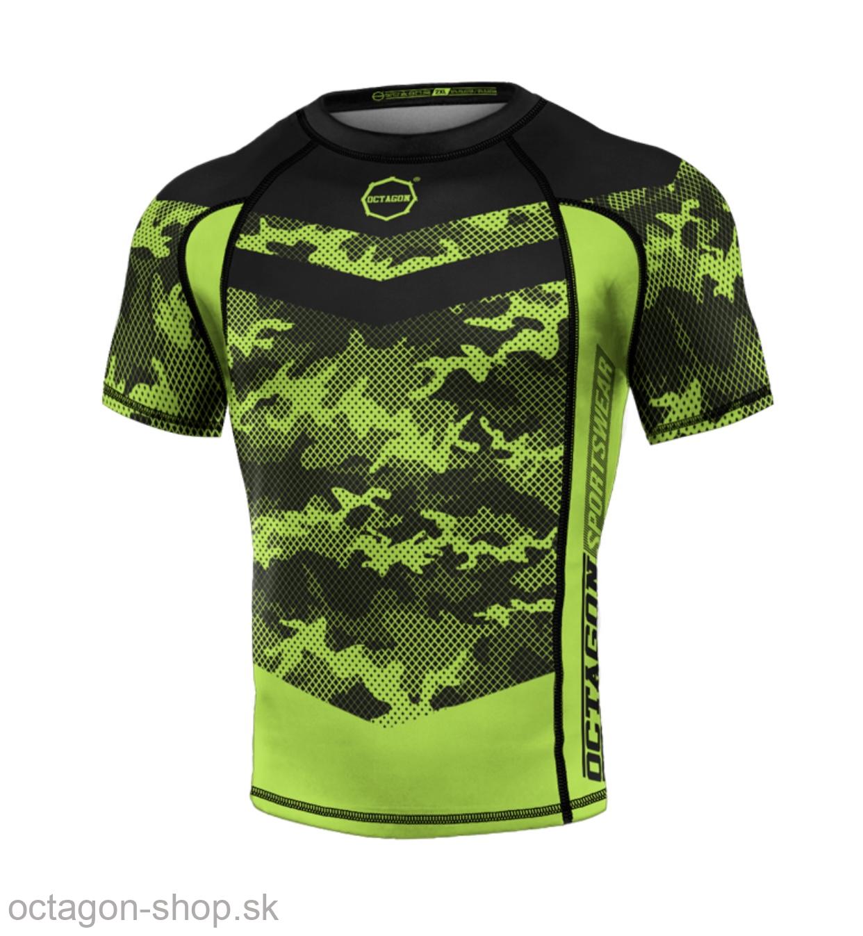 Rashguard - Octagon -  Mesh - Light Green