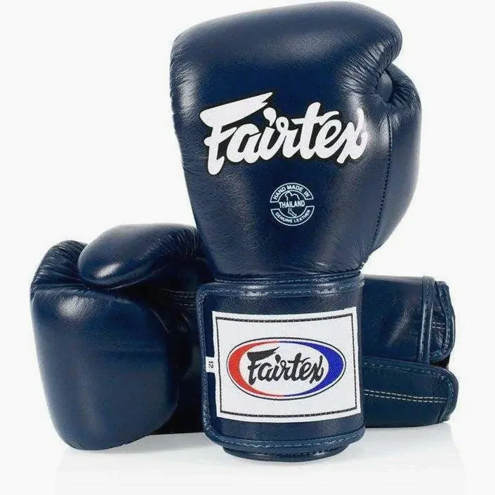 Boxerské rukavice - FAIRTEX - BGV5 - Super Sparring Locked Thumb - modré