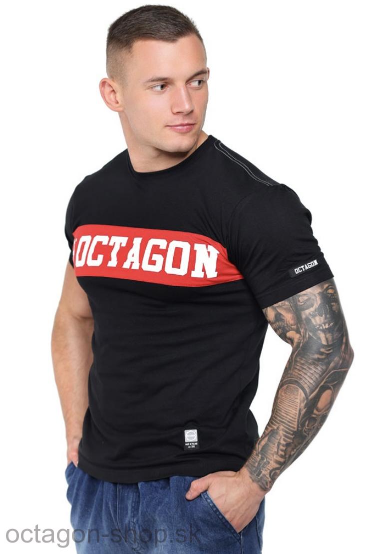 Tričko - Octagon - Middle - Čierne