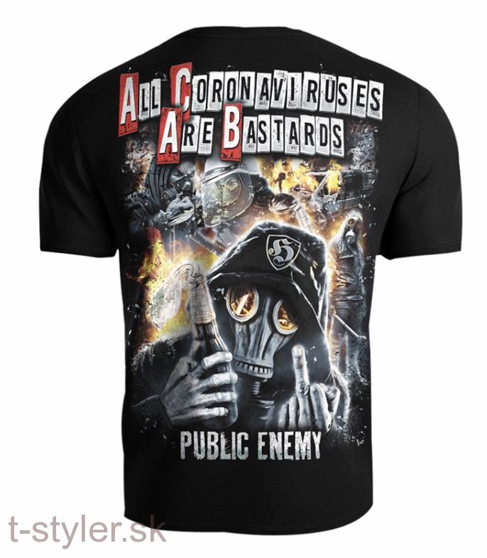 Tričko - Public Enemy - All Coronaviruses Are Bastards