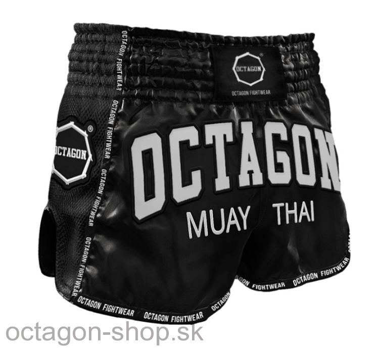 Muay Thai trenky - Octagon - čierne