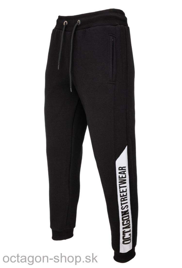 Tepláky - Octagon - Street Wear - čierne