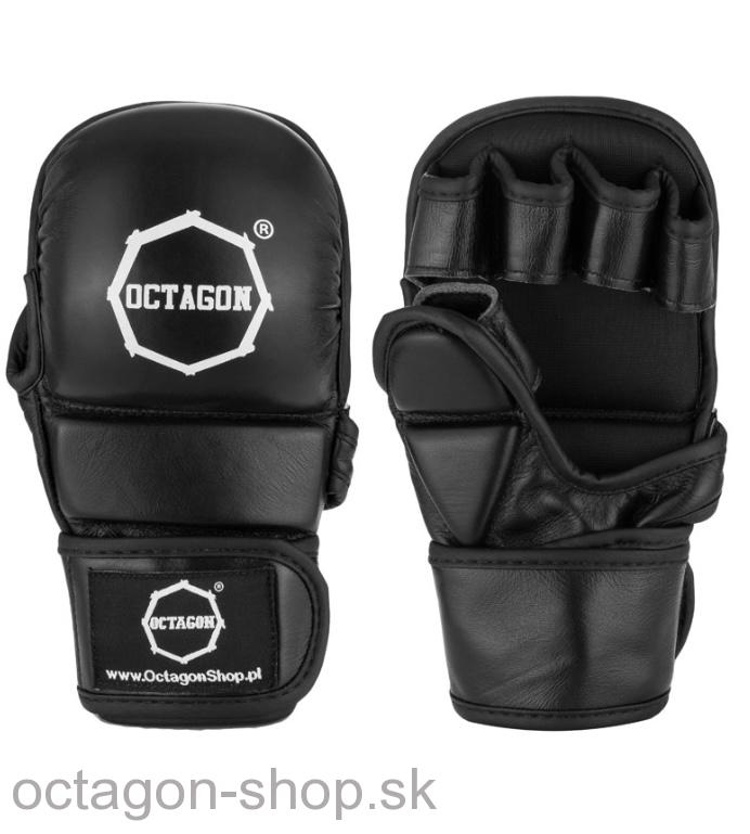 Sparingové MMA rukavice - Octagon - Skaj - Joa - čierne