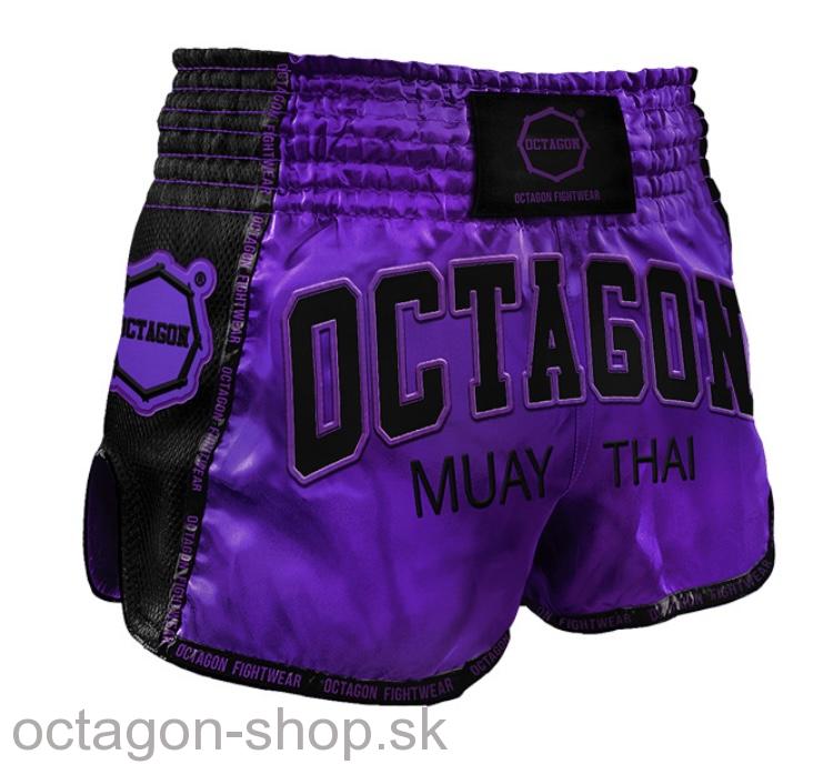 Muay Thai trenky - Octagon - fialové