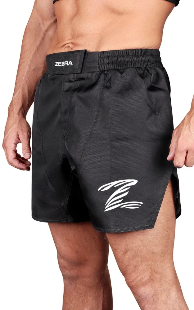 MMA trenky - ZEBRA - čierne