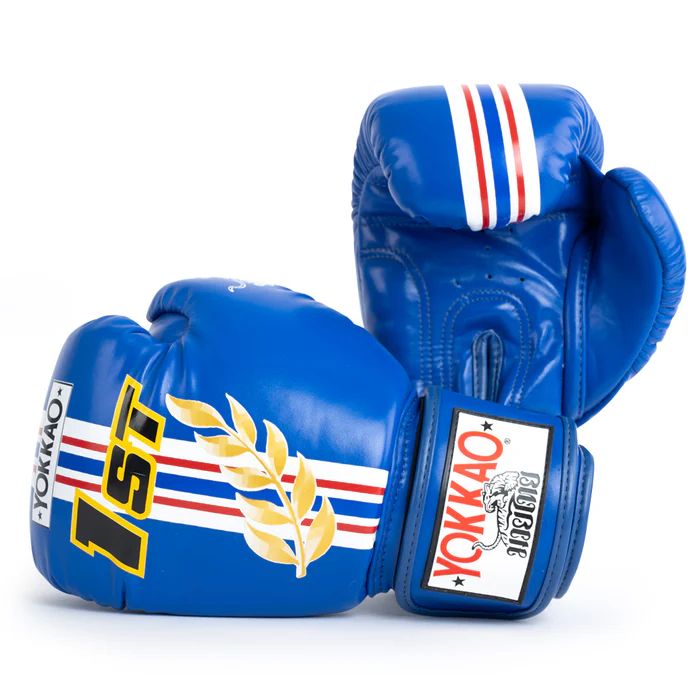 Boxerské rukavice - YOKKAO - First at the Race - modré
