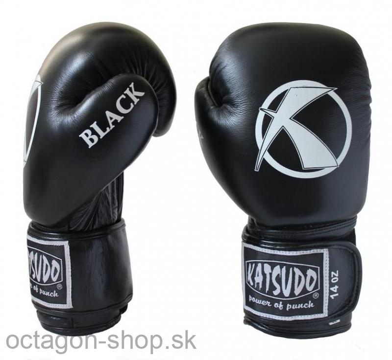 Boxerské rukavice - Katsudo - Power - čierne