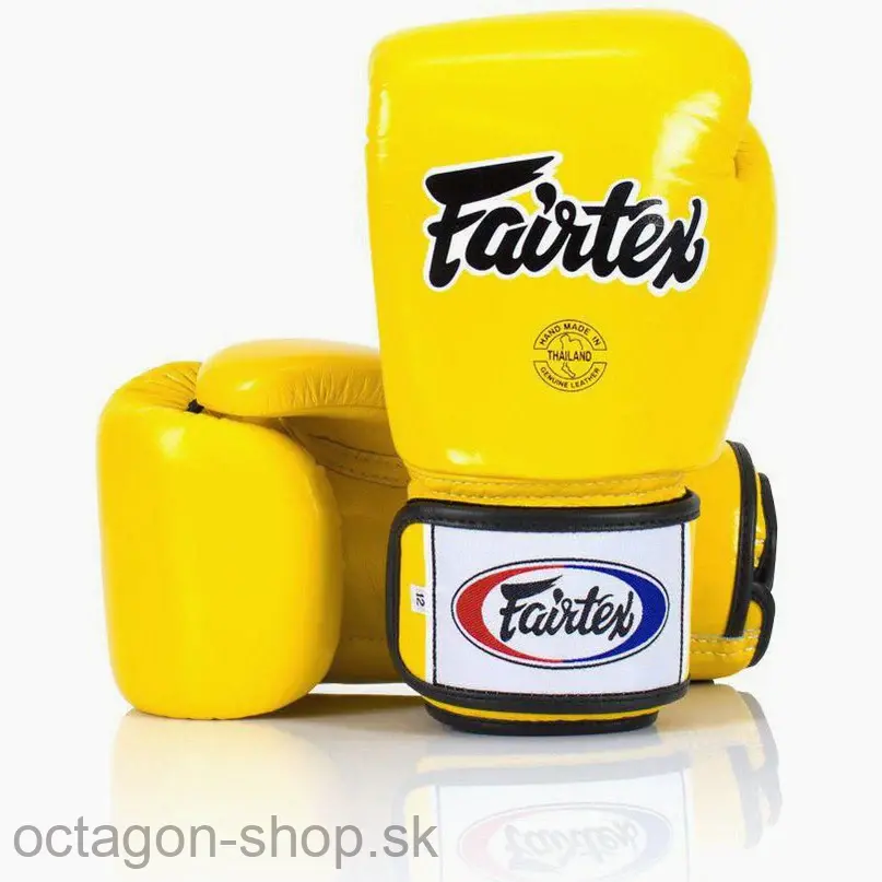 Boxerské rukavice - FAIRTEX - BGV1 “Tight-Fit” - žlté
