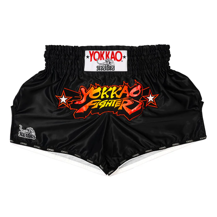 Muay Thai trenky - YOKKAO - Fighter KO - čierne
