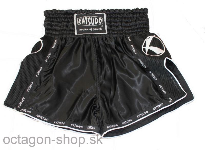 Muay Thai trenky - Katsudo - čierne