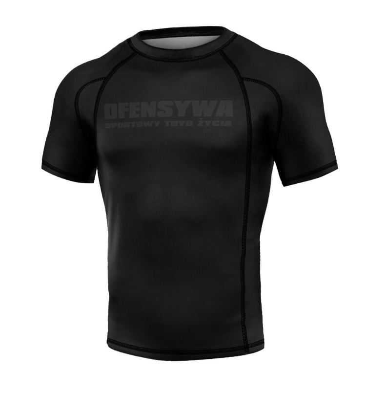 Rashguard - Ofensywa - černy/čierny nápis