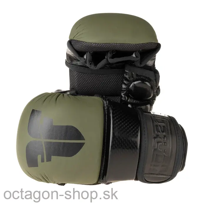 Sparingové MMA rukavice - Fighter - khaki