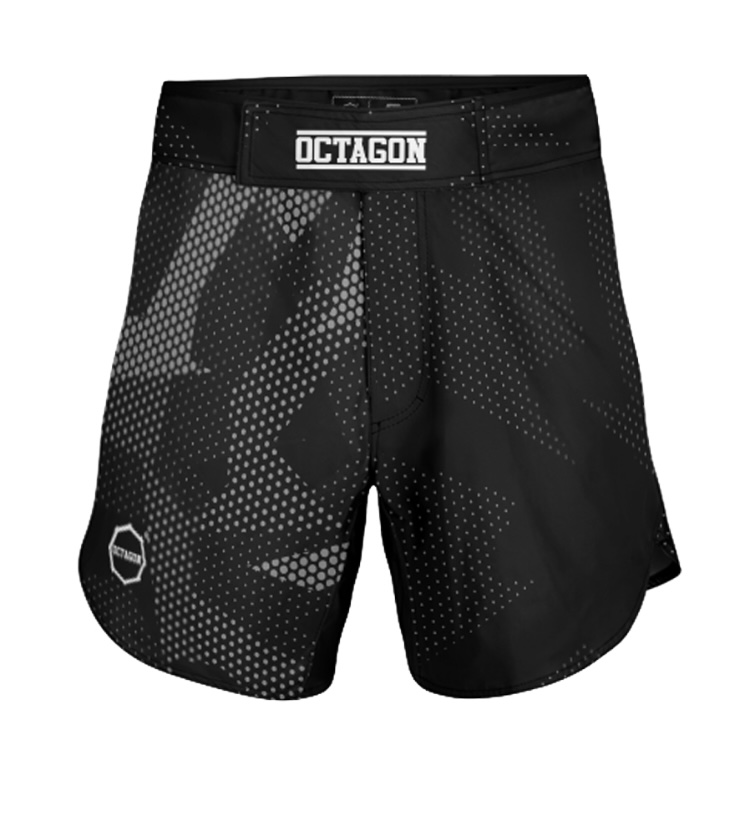 MMA trenky - Octagon - Ultimate čierna/šedá