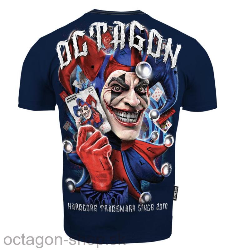Tričko - Octagon - Joker - modré
