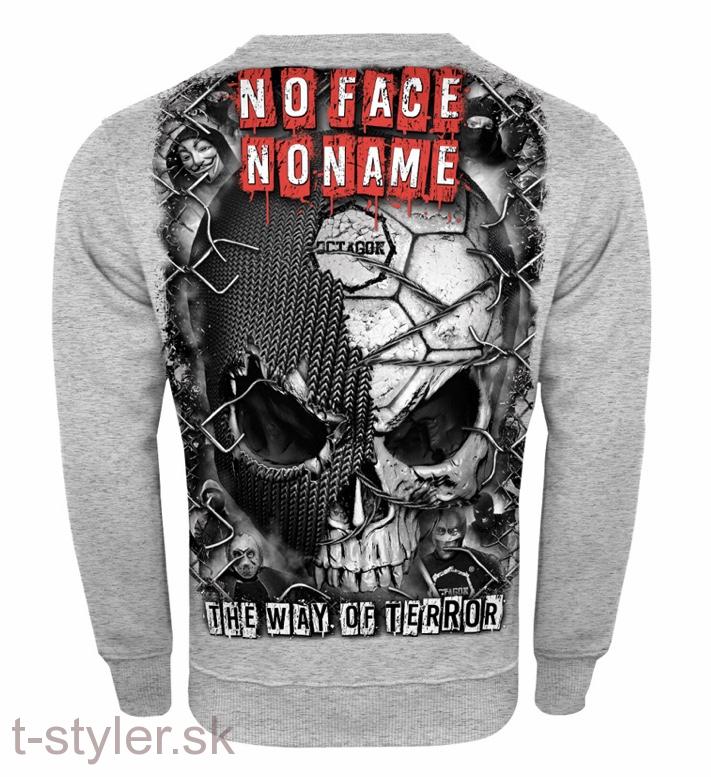 Mikina - Octagon - No Face No Name II - Melange