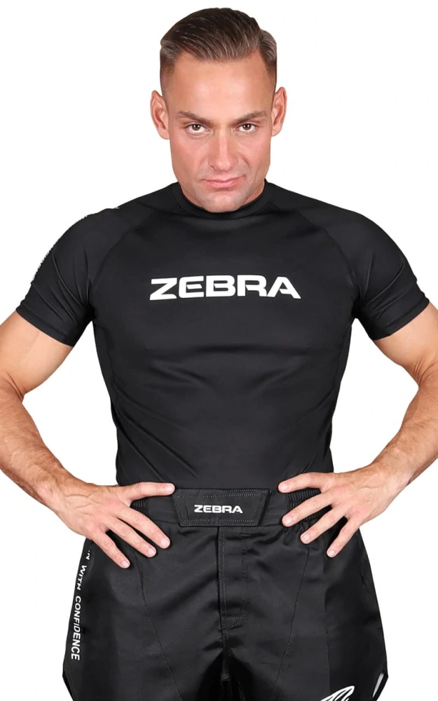 Rashguard - ZEBRA - Performance - čierny