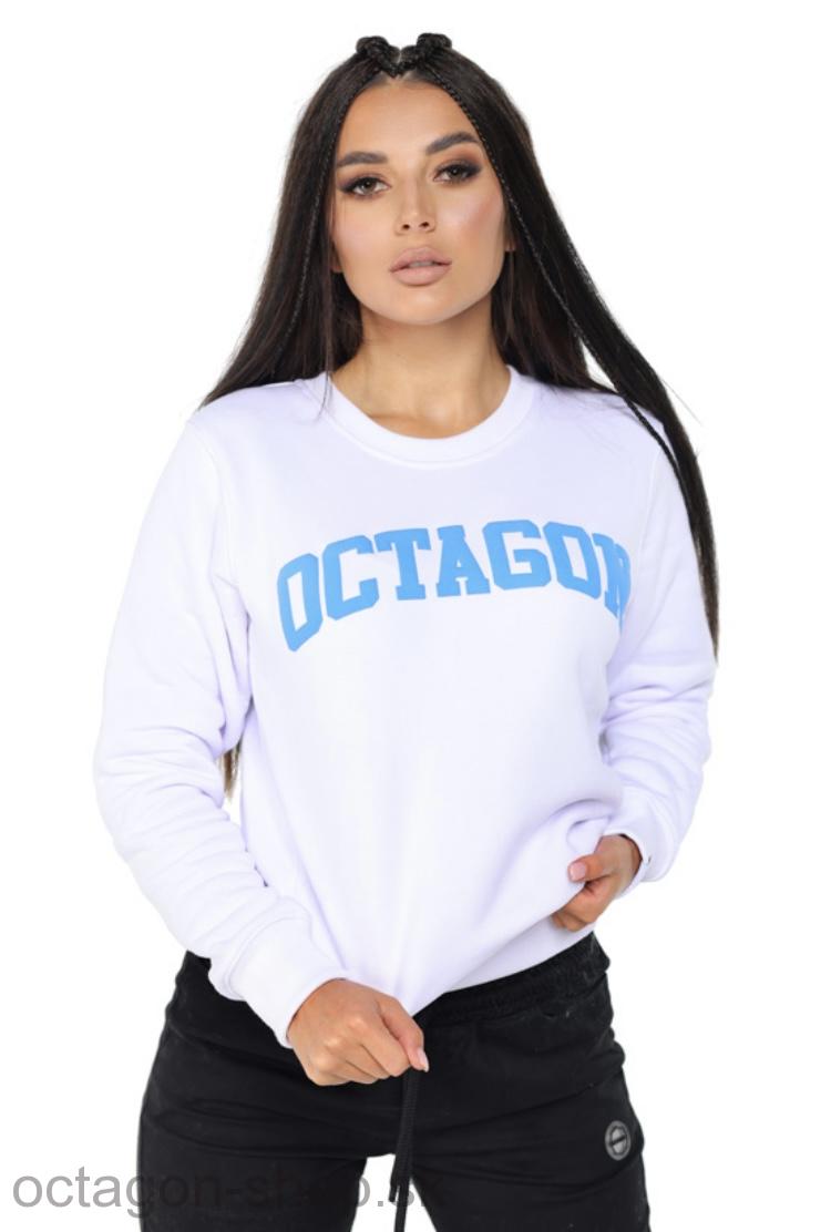 Dámska Mikina - Octagon - Caption - biela