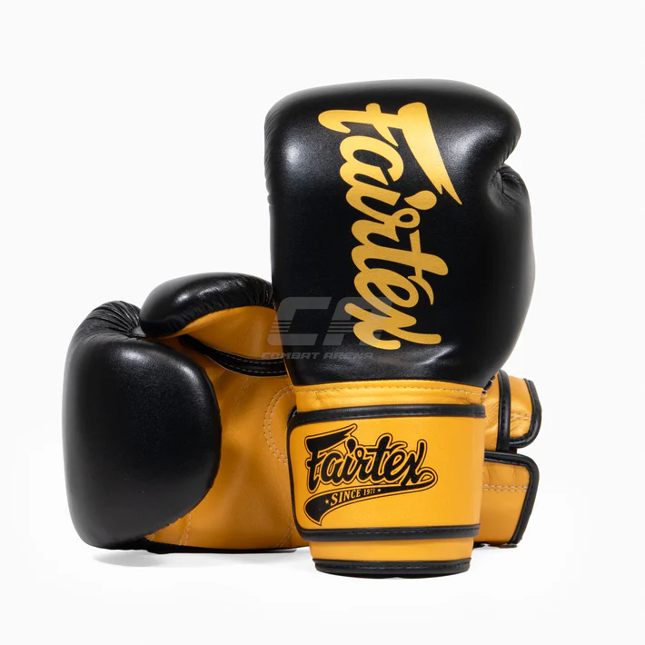 Boxerské rukavice - FAIRTEX - BGV18 - Super Sparring - čierne/zlaté