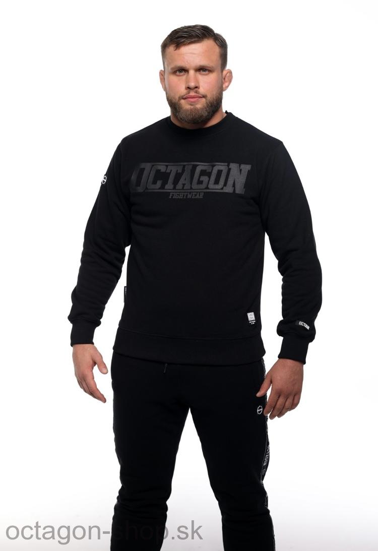 Mikina - Octagon - FW Straight - čierna/čierny nápis