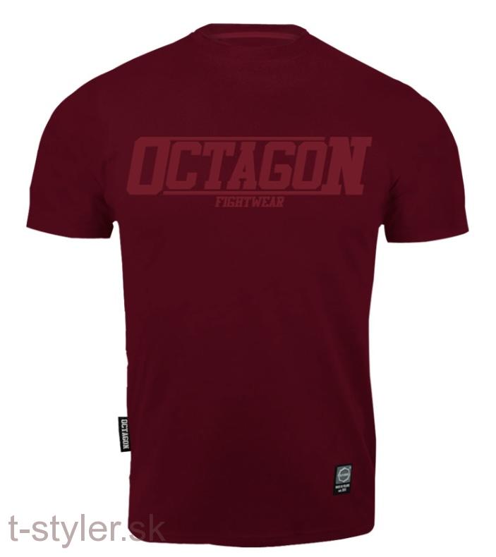 Tričko - Octagon - Fight Wear - Bordové